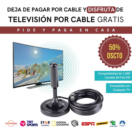 Antena para Tv Cable Gratis - ANTENA SUPREMA®